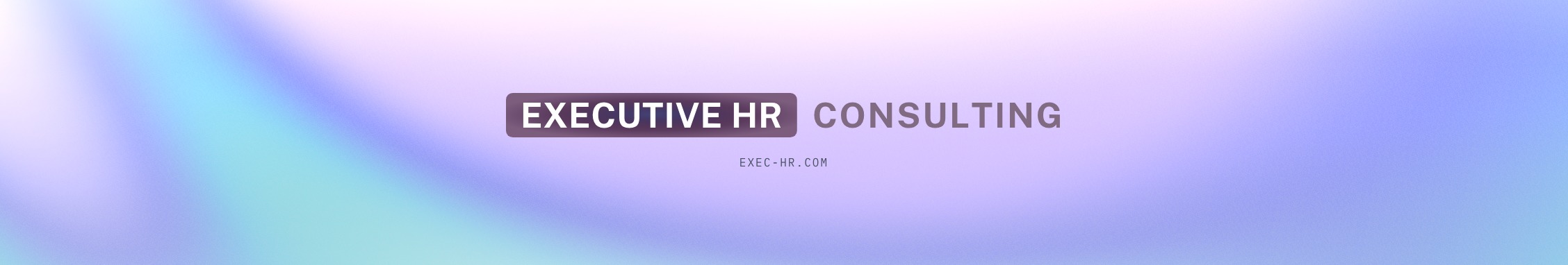 Executive HR Consulting LinkedIn banner